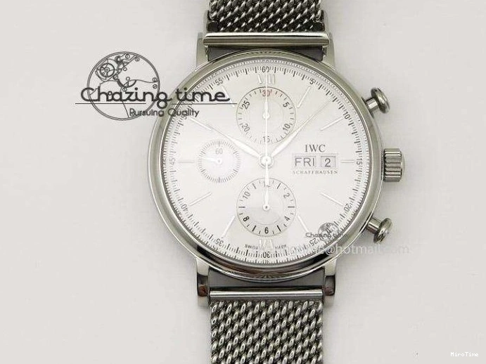 MIROTIME 0507 Mark XVIII IW327006 Titanium V7F 1:1 Best Edition Black Dial on Brown Leather Strap A Attractive 7080